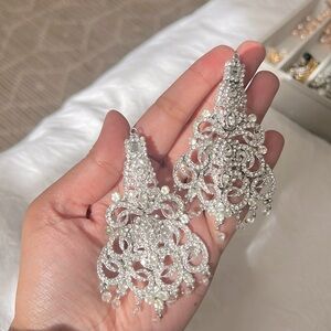 Big Wedding Earrings (light weight) from India